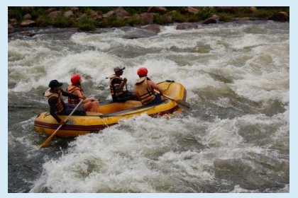 White Water rafting picture